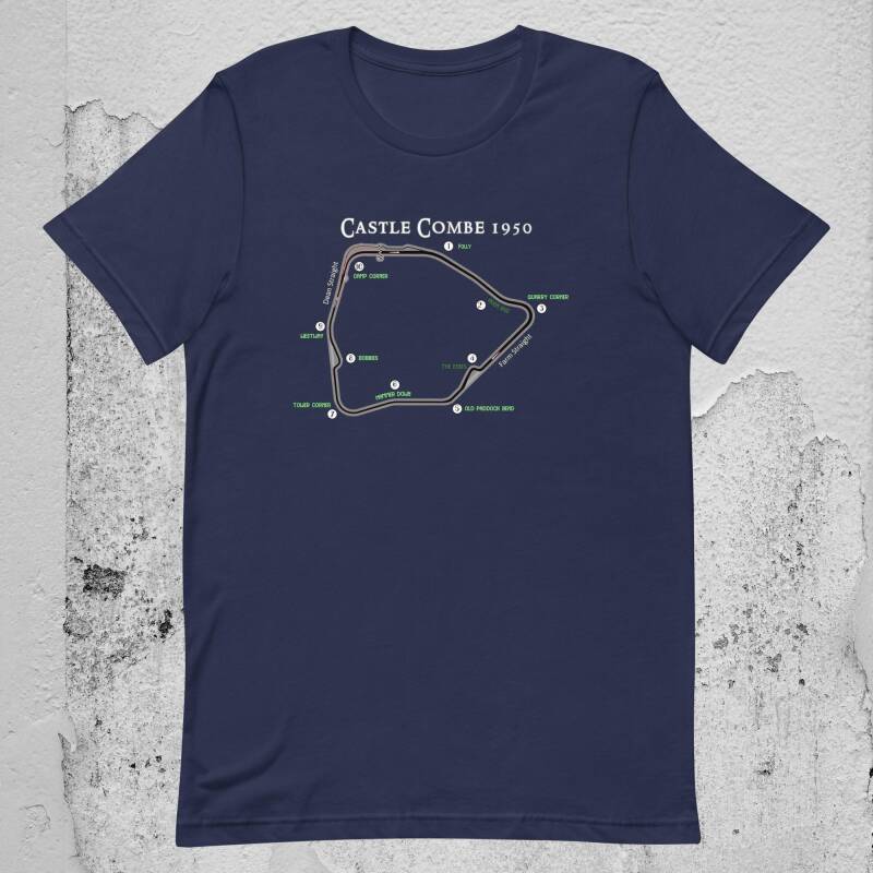 Camiseta estampada Circuito Castle Combe