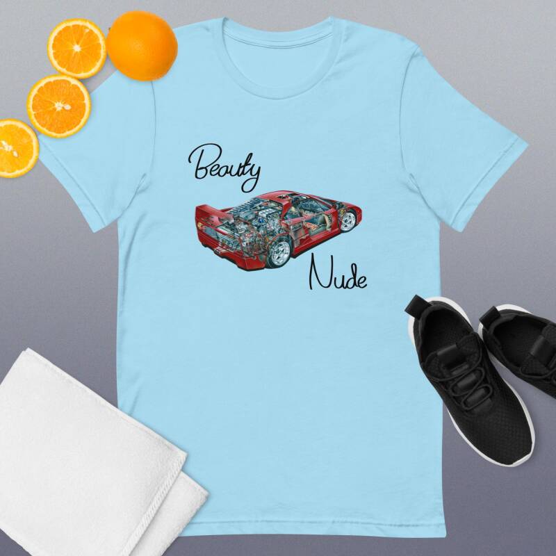 Camisetas personalizadas beauty nude car