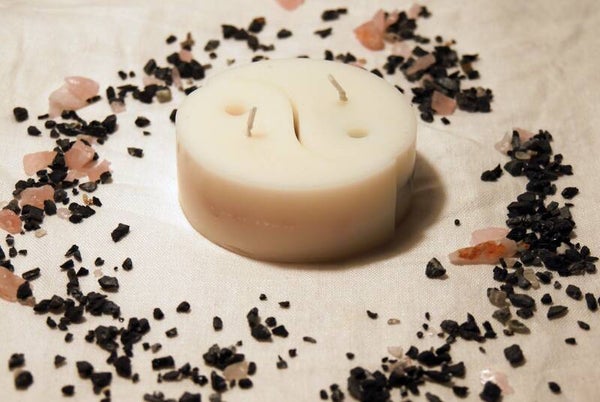Yin und Yang Juwelkerzen