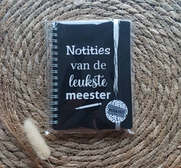 Notitieboekje Meester