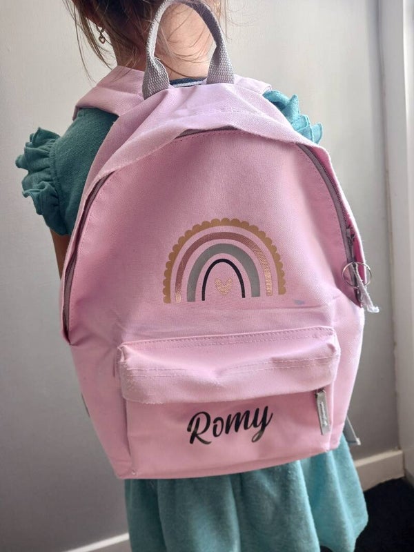 Rugtas M Pink met naam