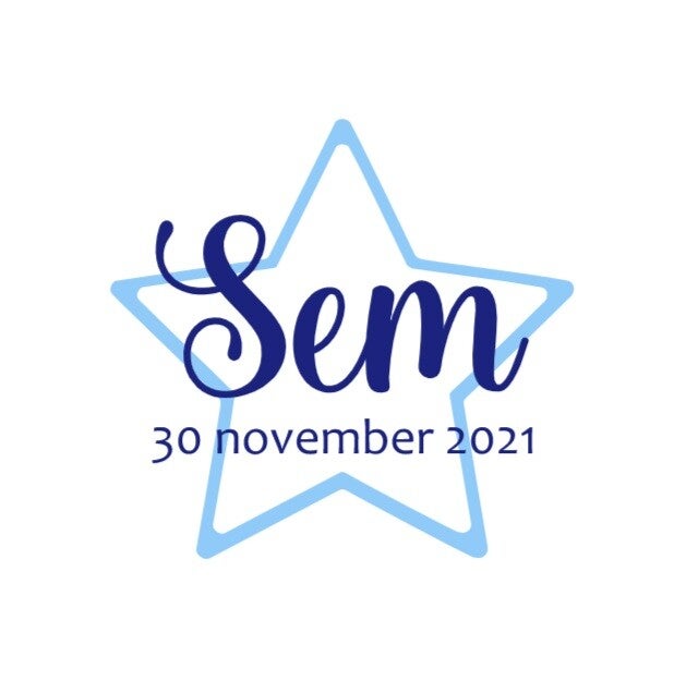 Romper met naam en datum