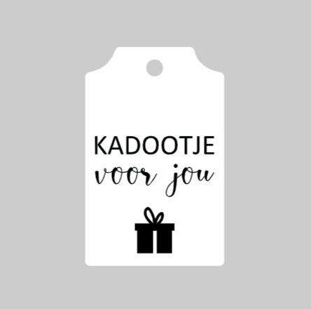 Mini label 'Kadootje'