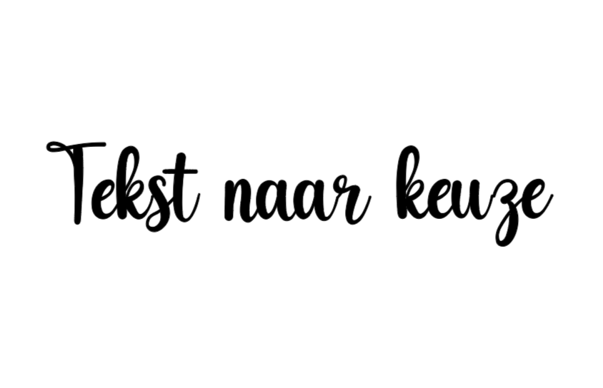 Tekst sticker