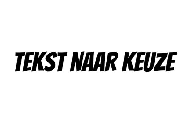 Tekst sticker