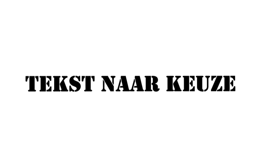 Tekst sticker
