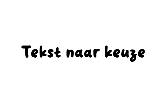 Tekst sticker