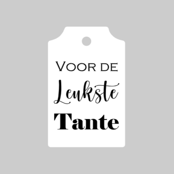 Mini label 'Tante'