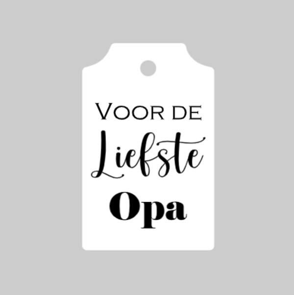 Mini label 'Opa'