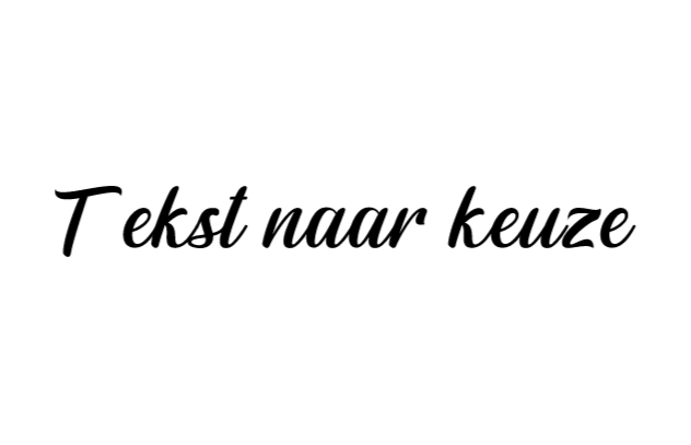 Tekst sticker
