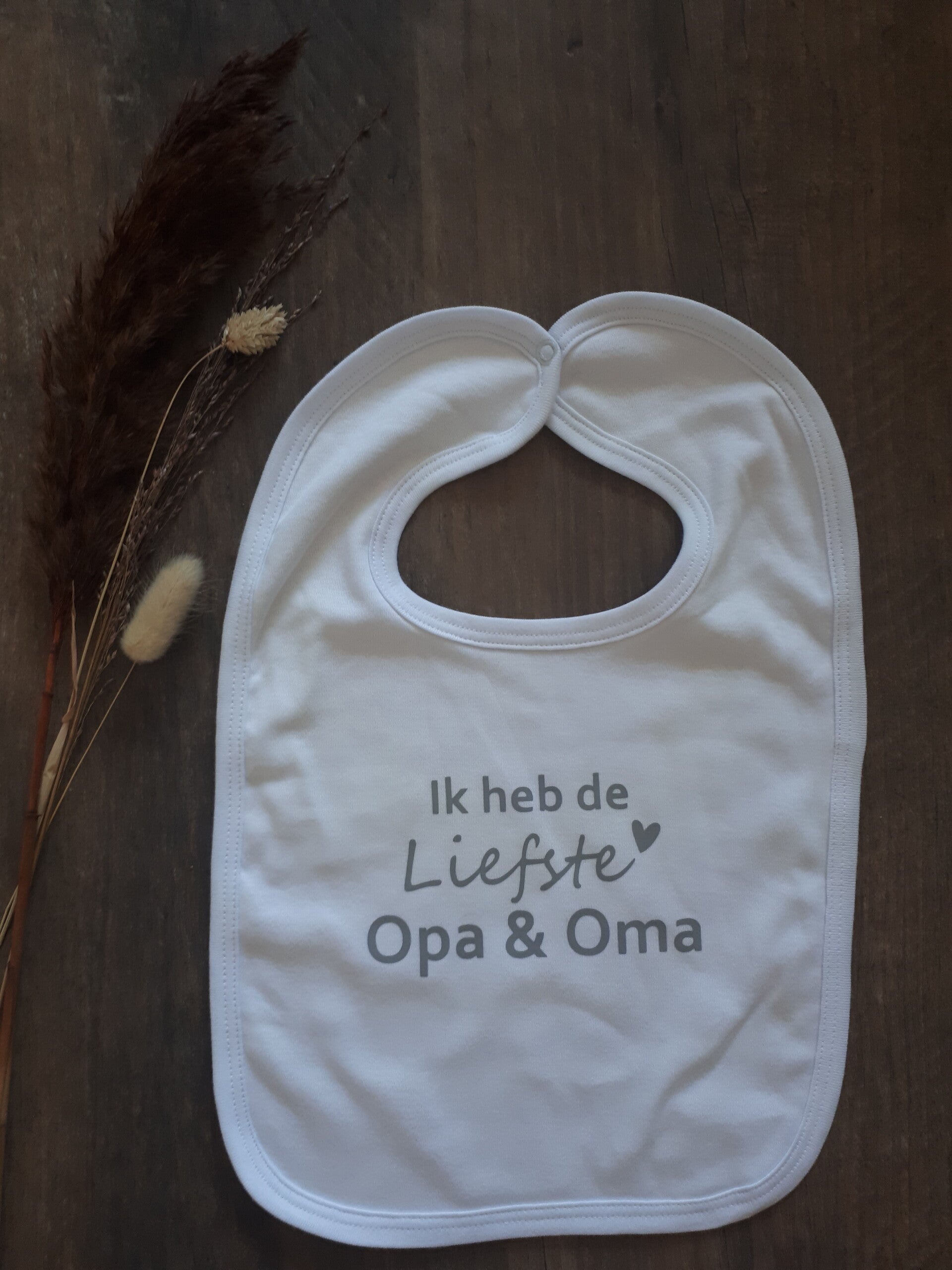 Slabbetje 'liefste opa en oma'