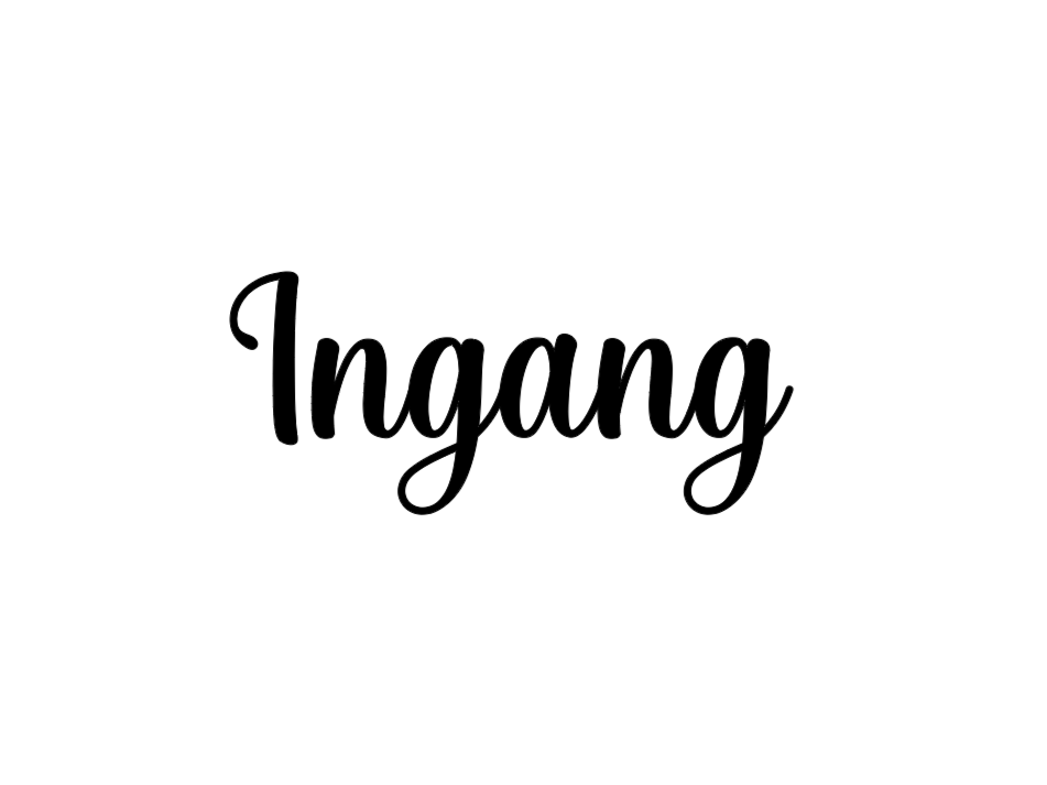 Deursticker 'Ingang'