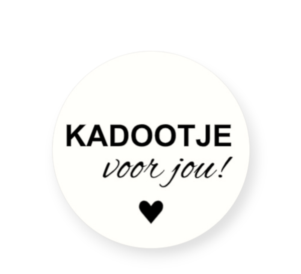 Sticker kadootje
