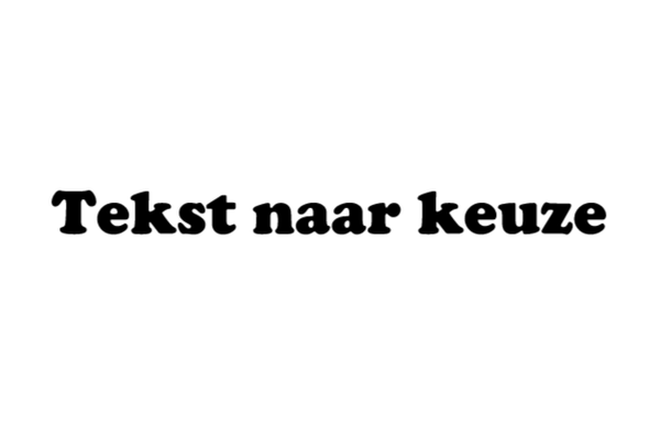 Tekst sticker