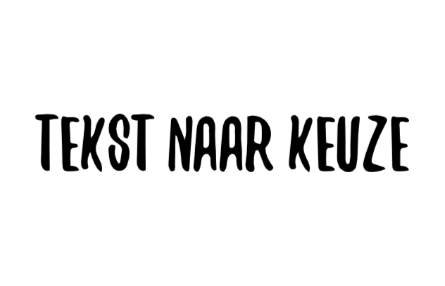 Tekst sticker