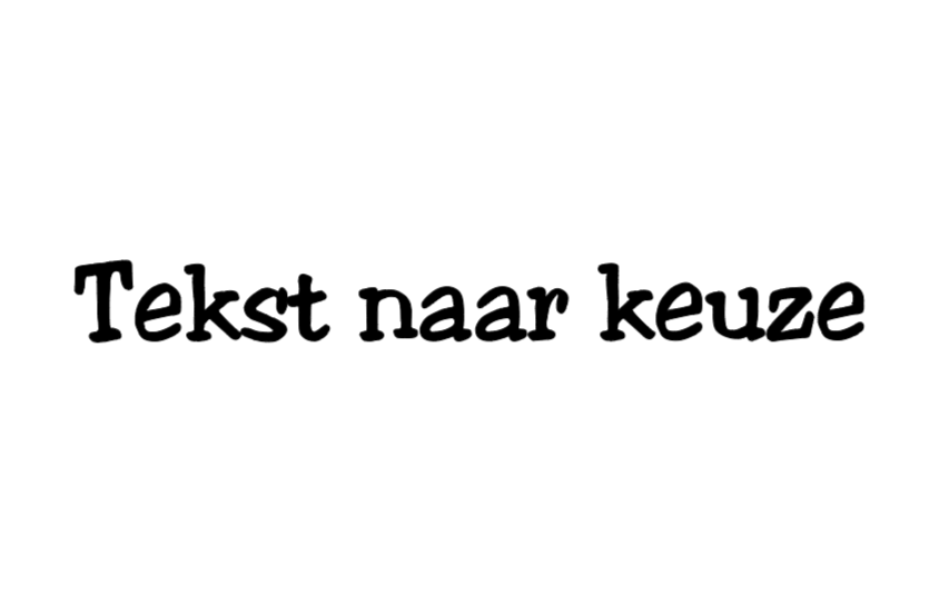Tekst sticker