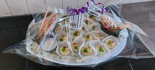 Gevulde eieren en toast 30 stuks