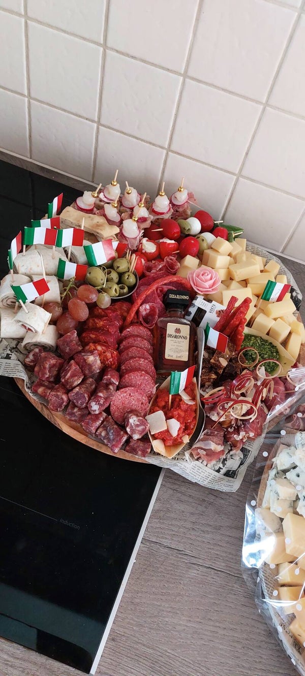 Italiaanse borrelplank.
