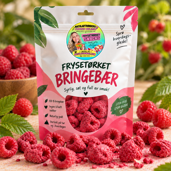 Frysetørket Bringebær