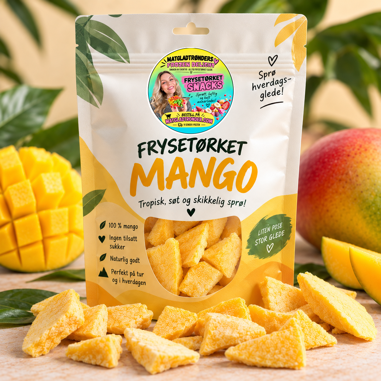 Frysetørket Mango