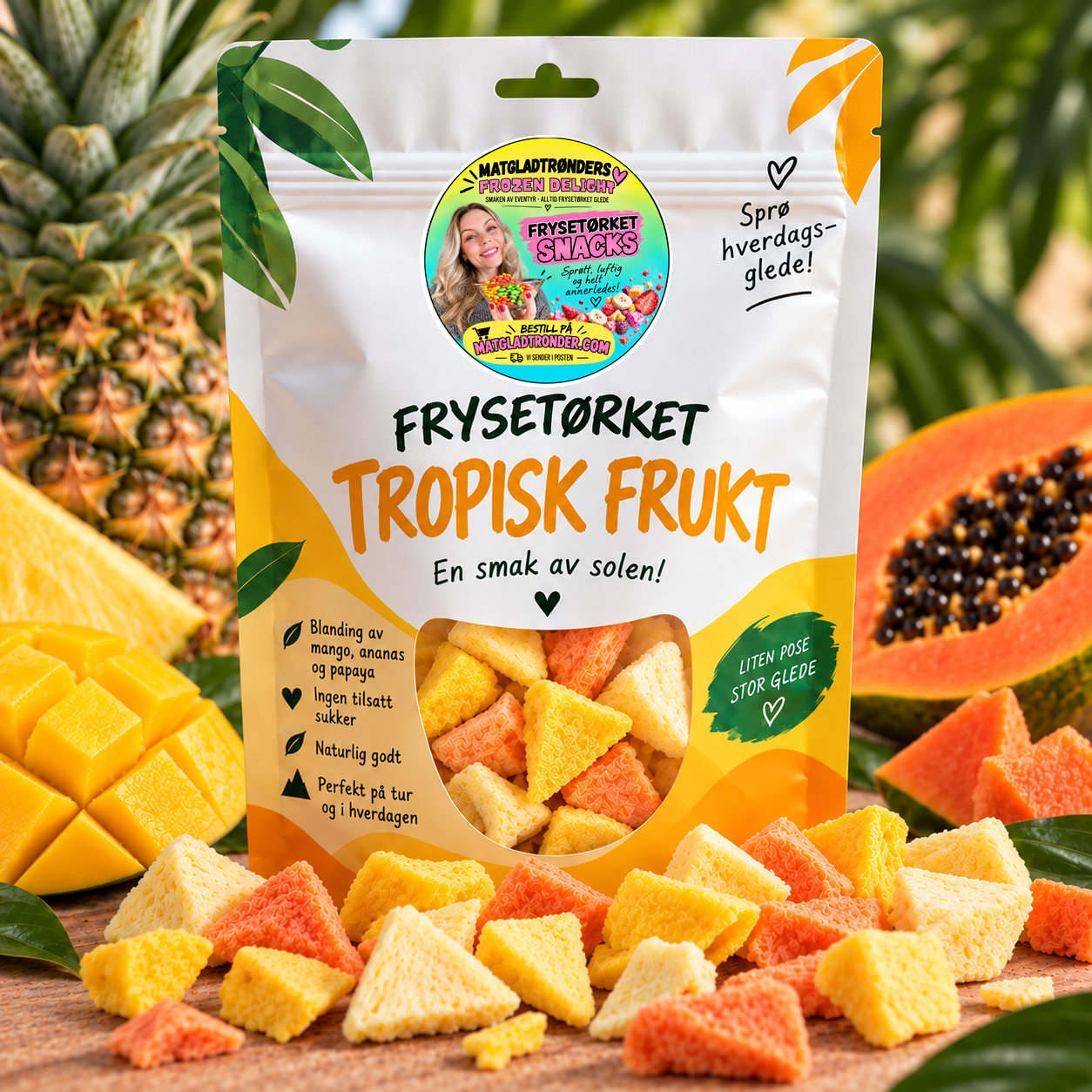 Frysetørket Tropisk Mix