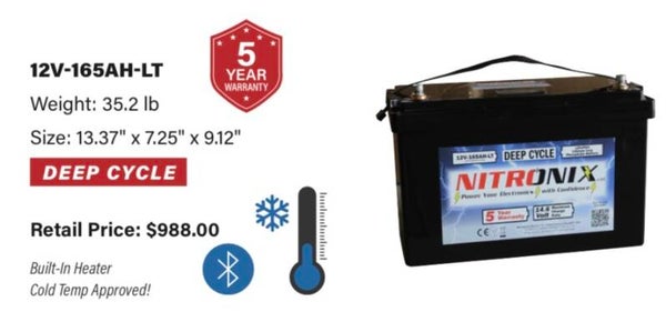 Low Temp 12V-165AH-LT