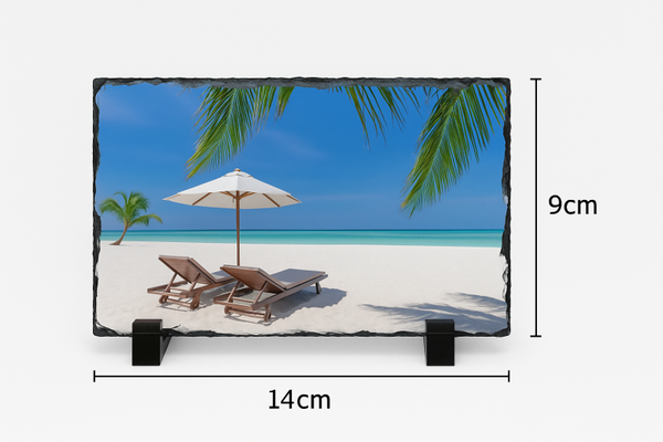 Leisteen Rechthoekig 14x9cm