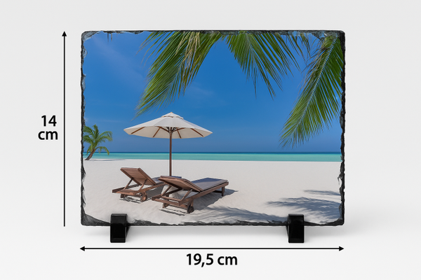 Leisteen Rechthoekig 14x19,5cm