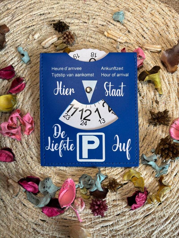 Parkeerschijf Juf/ Meester