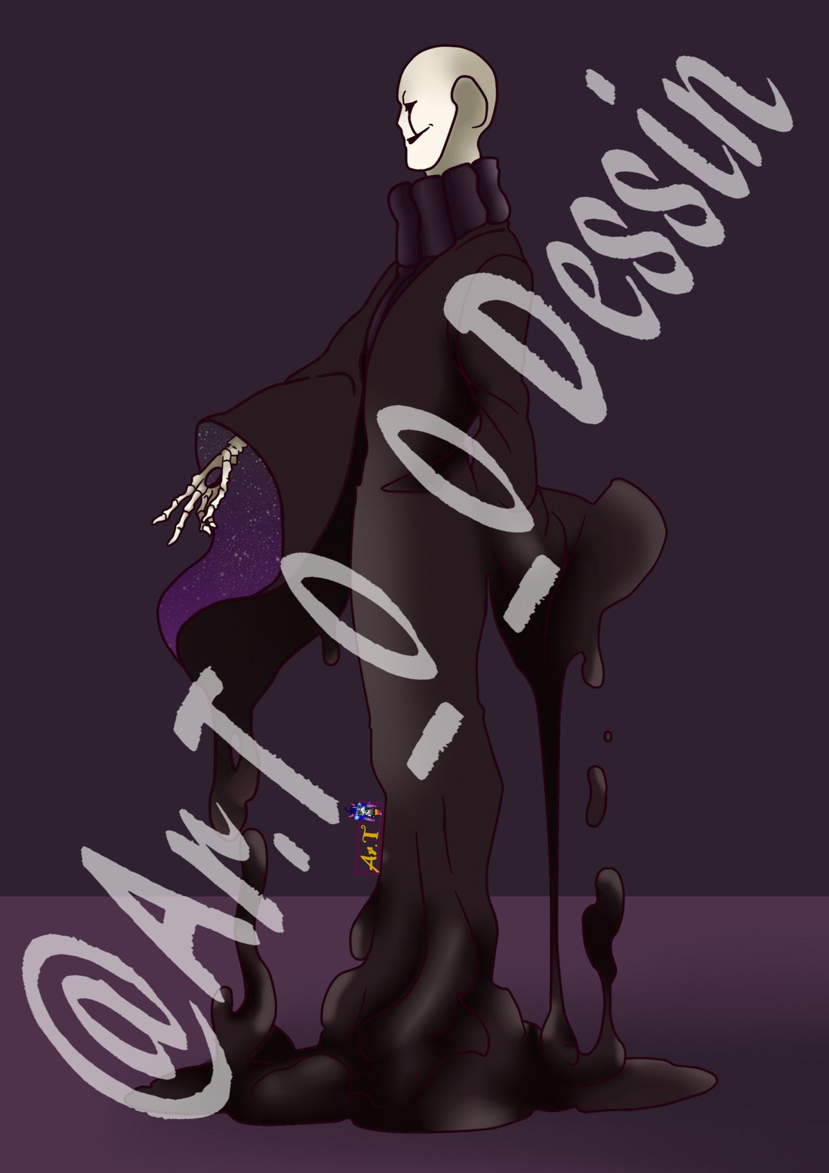 Fanart Gaster {UNDERTALE} | Ar.T