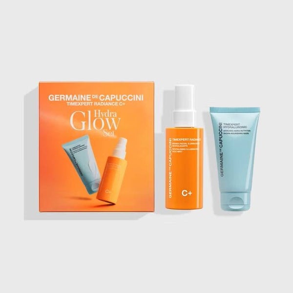 GLOW SET: Hydraterend masker en verhelderende gezichtsspray