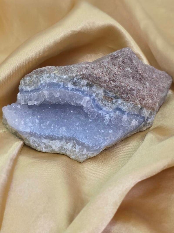 Blue lace agaat geode