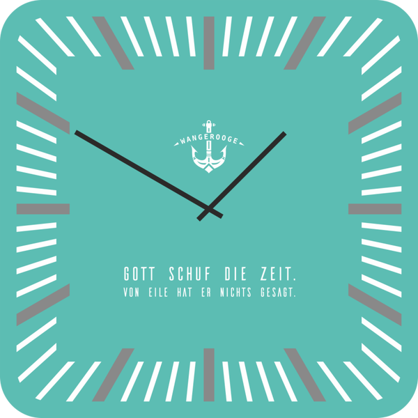 WANDUHR hellgrün/gr/ws