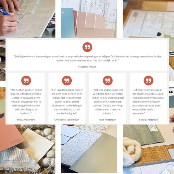 Studio Sessie — Ontwerp in 2 dagen jouw eigen interieurplan (mét persoonlijk adviesgesprek)