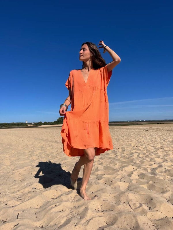 Robe Ruby Orange