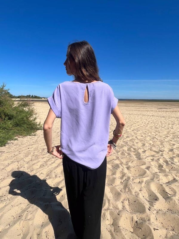 Tee shirt Ivy mauve
