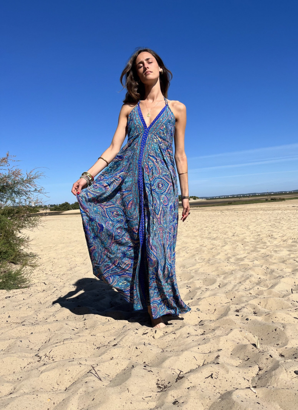 Robe Lily Bleu