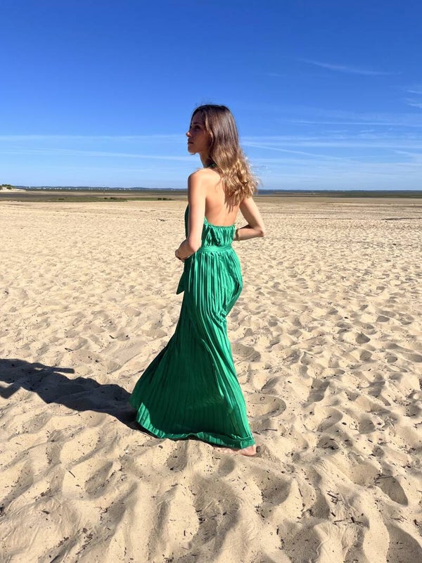 Robe Daisy Verte