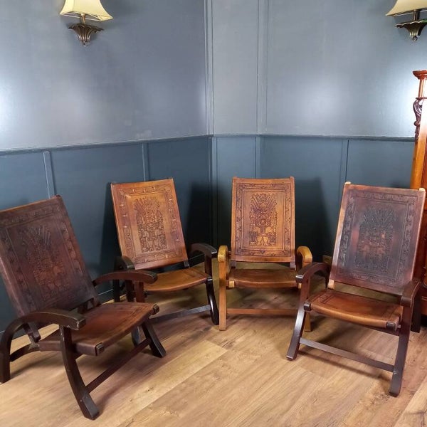 Set van 4 vouwstoelen in de stijl van Angel Pazmino