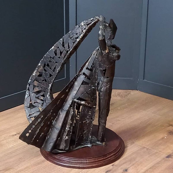 Vintage bronzen sculptuur