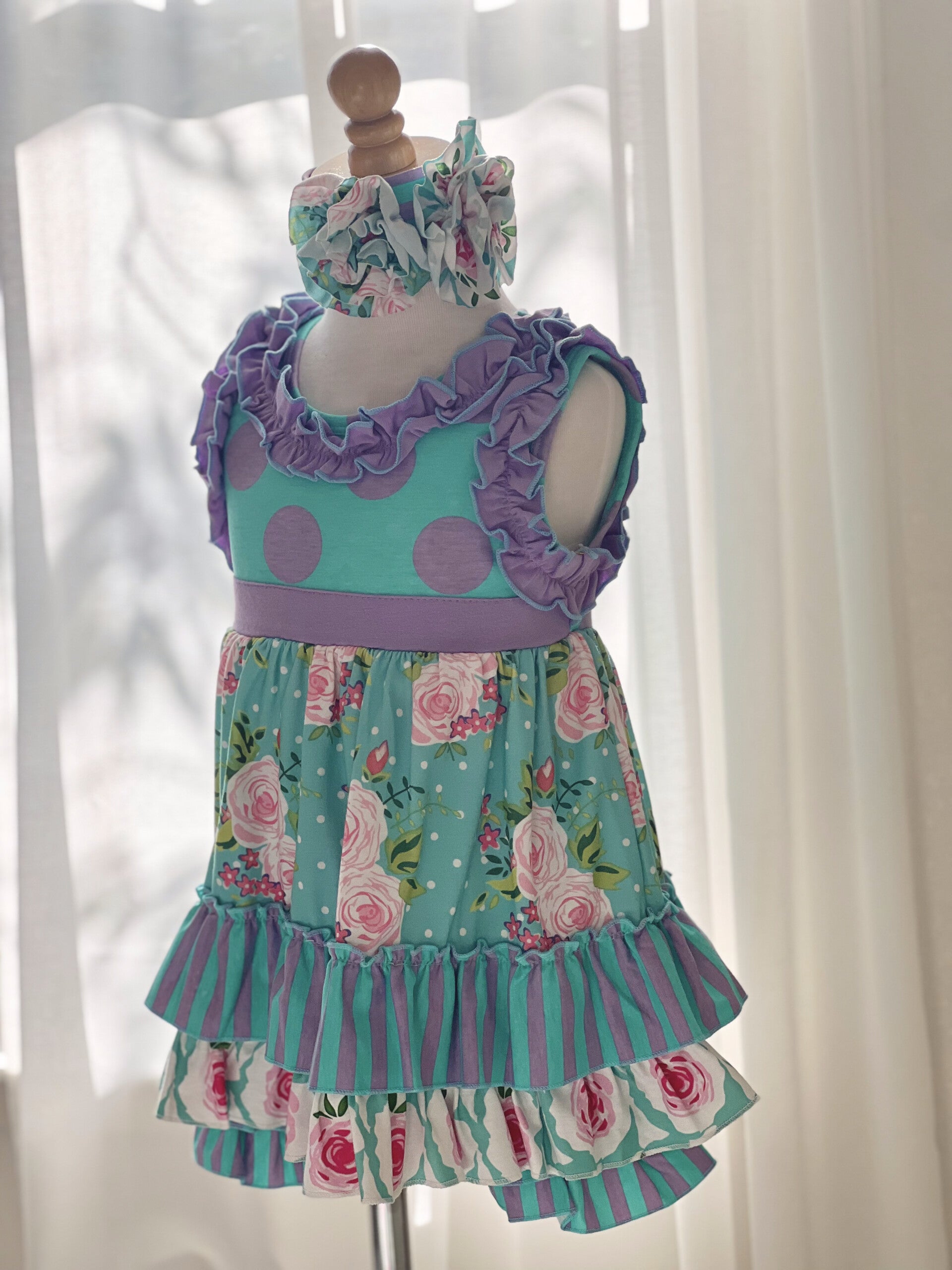 Lavender Garden Dress Set