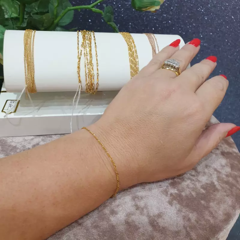 Endless love gold permanent bracelet