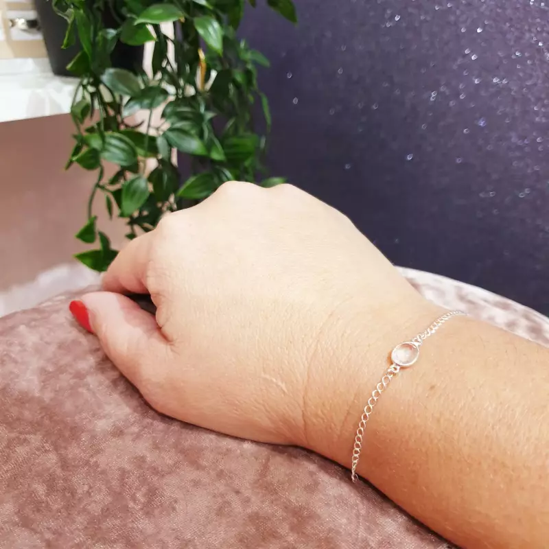 forever friends permanent bracelet and rose quartz