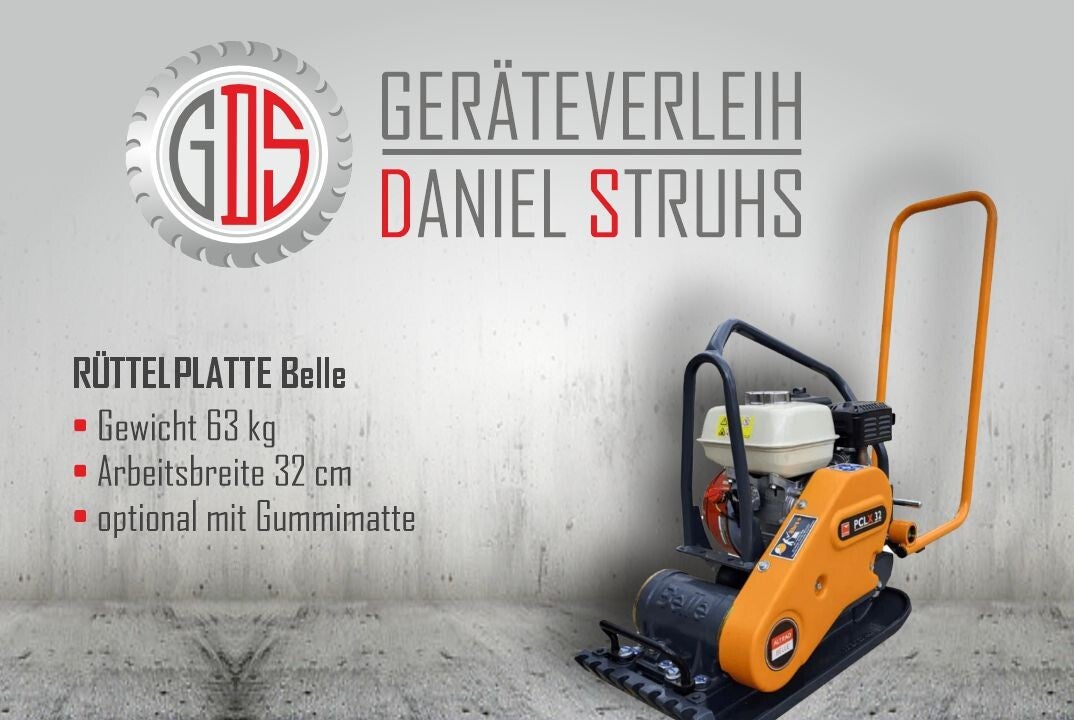 Rüttler, Rüttelplatte, Verdichter