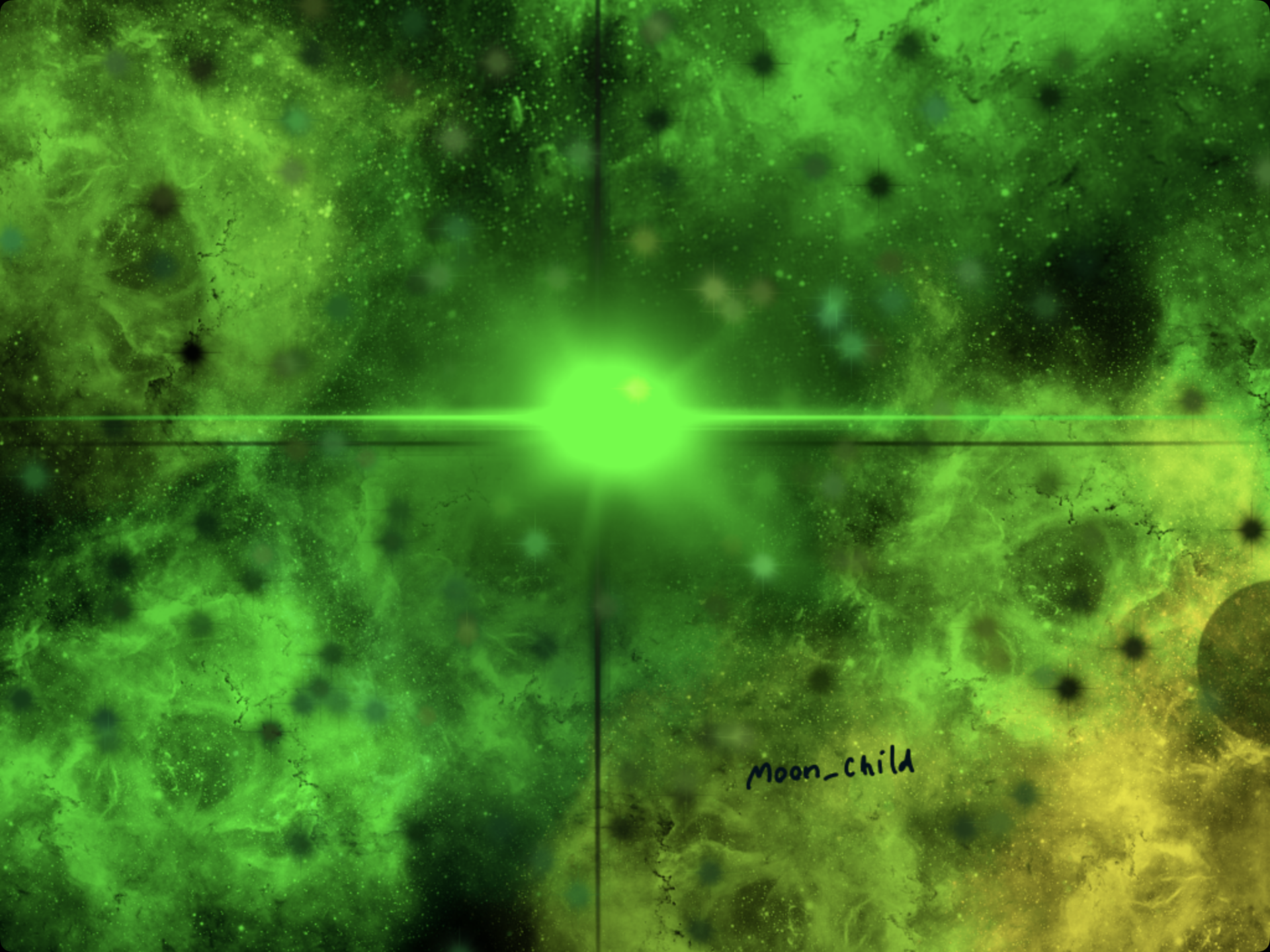 Star Landscape Background