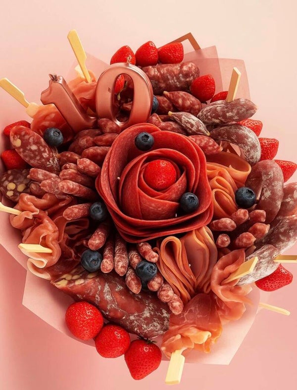 Flower saucisson