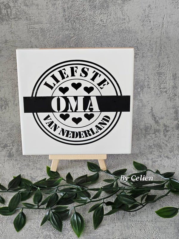 Tegeltje | Liefste oma