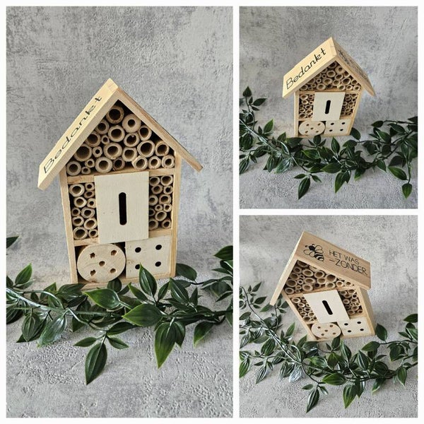 Insectenhuisje | Bedankt het was (bij) zonder