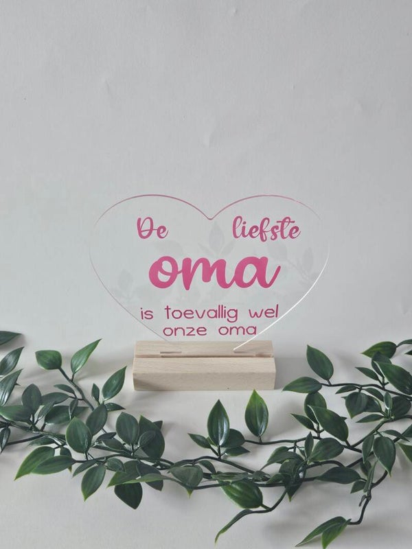 Plexiglas hart | Onze oma
