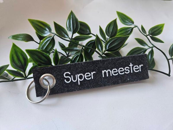Sleutelhanger | Super meester